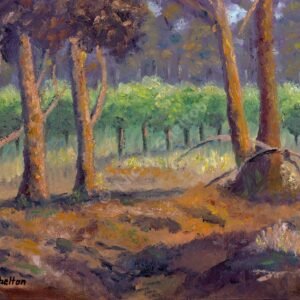 Morning Vines Nature Painting - Plein Air Paintings