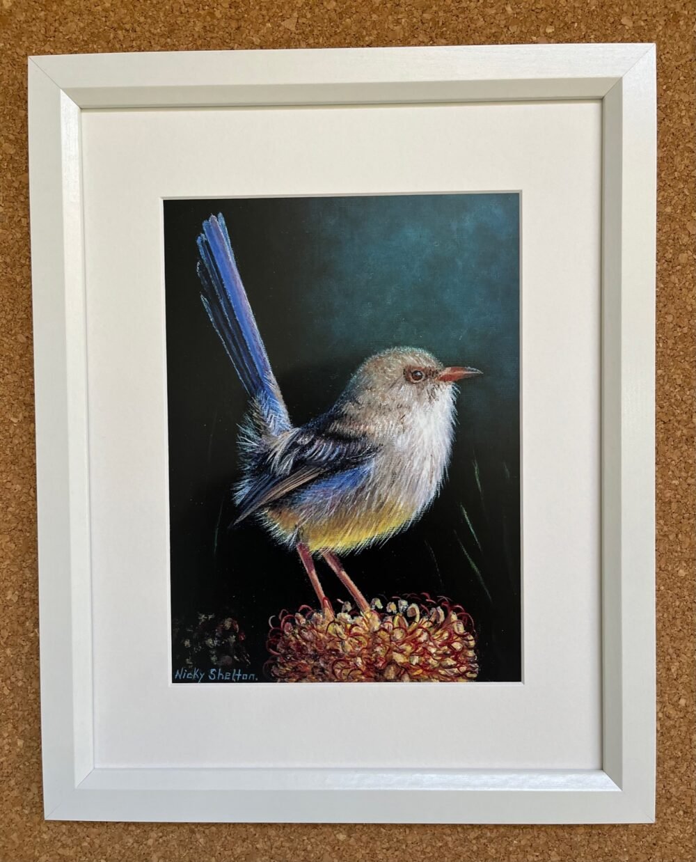 Banksia Wren - White Frame