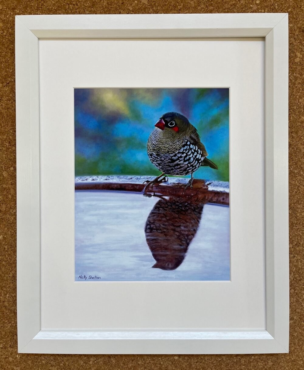 Rudy's Reflection - White Frame