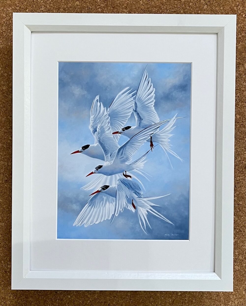 "A Symphony in the Sky" - White Frame